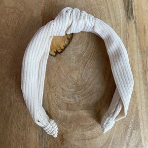 Madewell corduroy knot headband